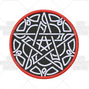 Celtic Pentagram Pentacle Pagan Wiccan Mystical Machine Embroidery Pattern Design