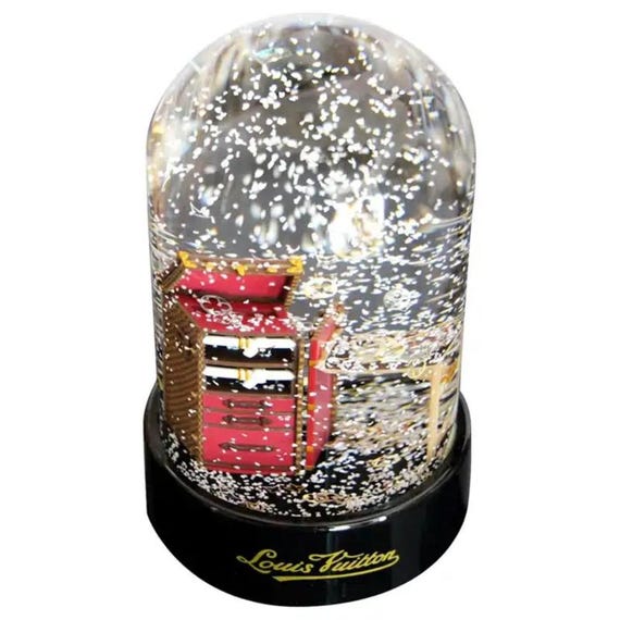 Louis Vuitton Snow Globe, Louis Vuitton Snow Dome, Louis Vuitton