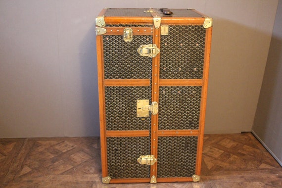 Large Goyard Wardrobe Trunk Etsy
