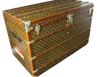Extra Large Louis Vuitton Steamer Trunk, High Vuitton in Monogram Canvas