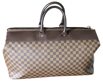 Louis Vuitton Large Damier Ebene Canvas Travel Bag, 60x28cm, Vintage