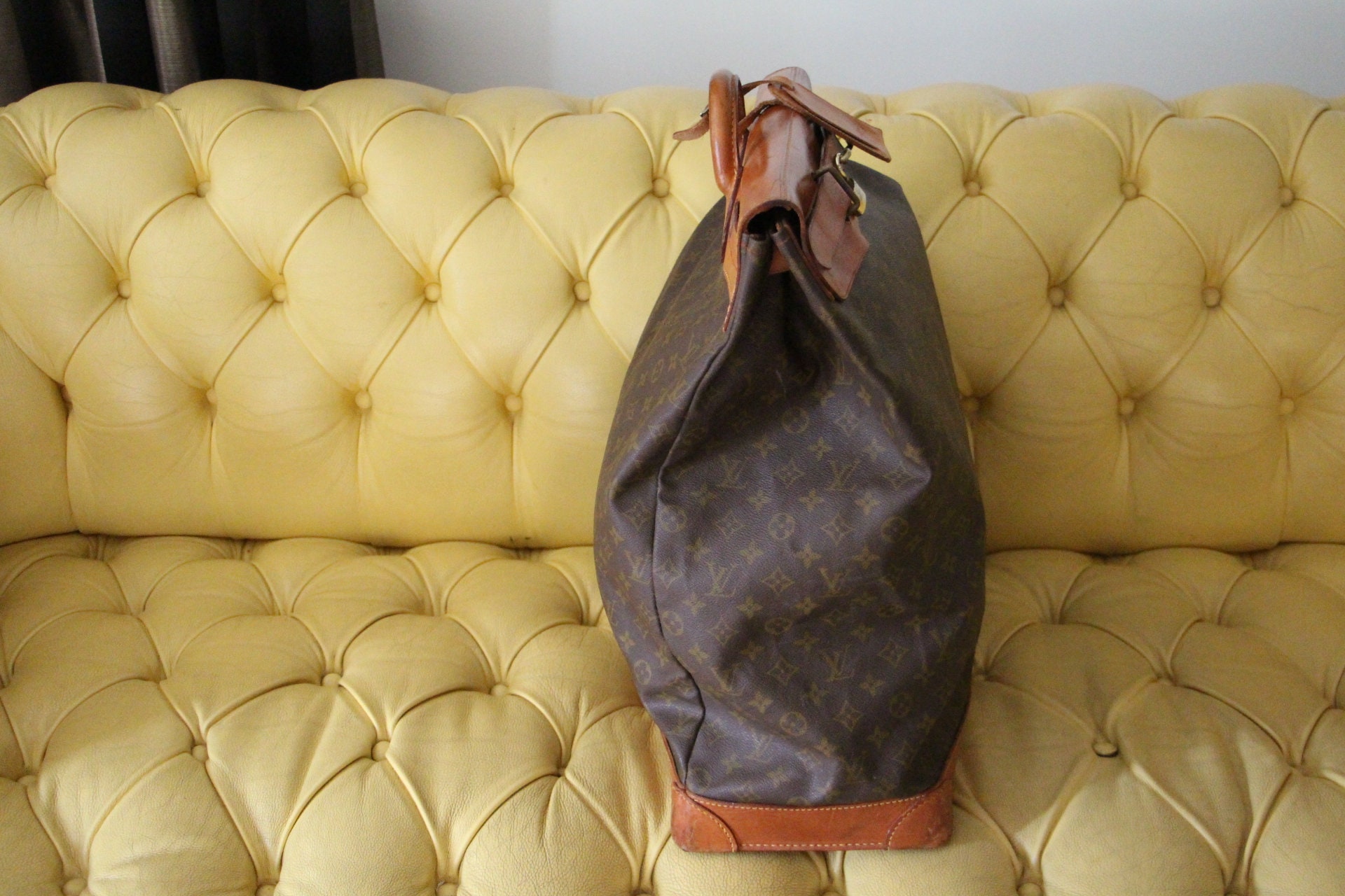 Louis Vuitton Monogram Steamer And Travel Bag