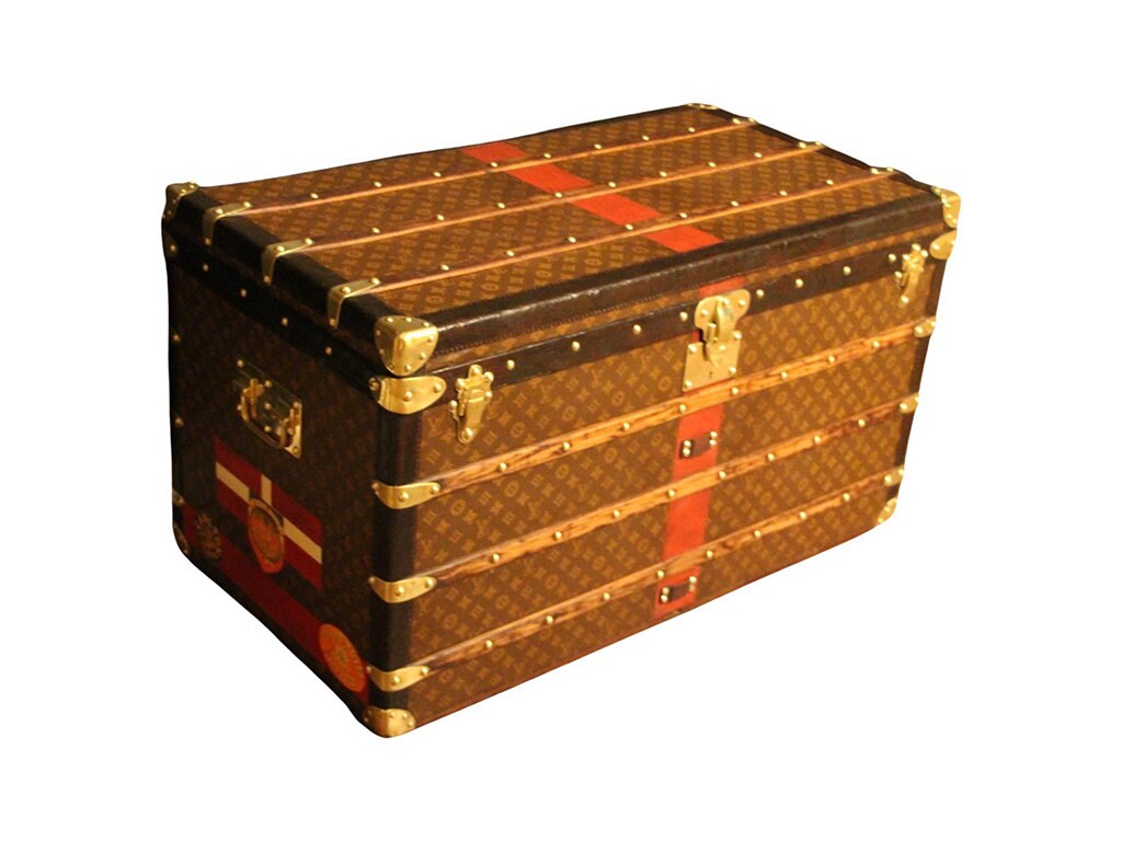 Louis Vuitton Monogram Hat Box trunk c1910