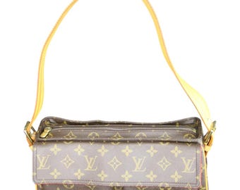 Louis Vuitton Vivacité Monogram Twin Pocket Flap Shoulder Bag