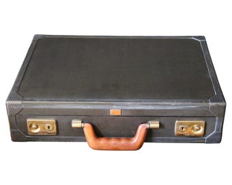 Hermès Espace 42 Limited Edition Carbon Fiber Attaché Briefcase