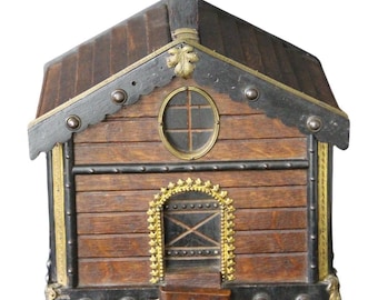 1900’s French Cigar Box Modeled as a Chalet