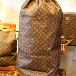 1960s Louis Vuitton Brown Monogram Keepall Bandouliere