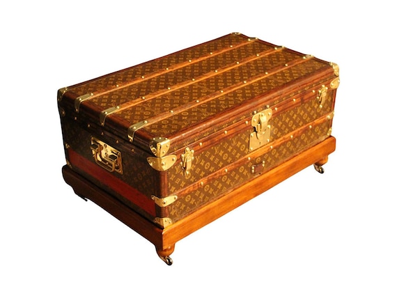 Buy 1920s Louis Vuitton Steamer Trunk in Stenciled Monogram Online in India  