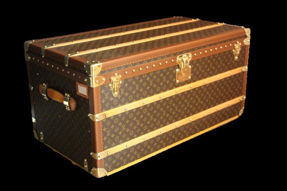 Antique 20th Century Louis Vuitton Cabin Trunk In Monogram Canvas, France,  c.1930