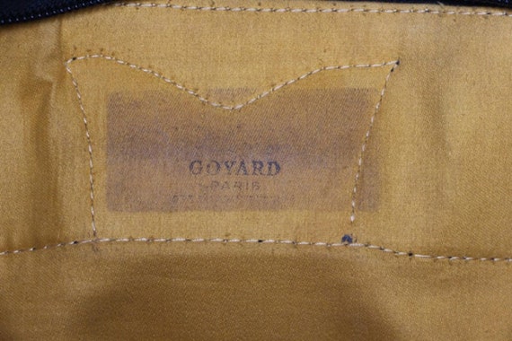 Goyard Travel Bag, Vintage Oversized Goyard Trave… - image 9