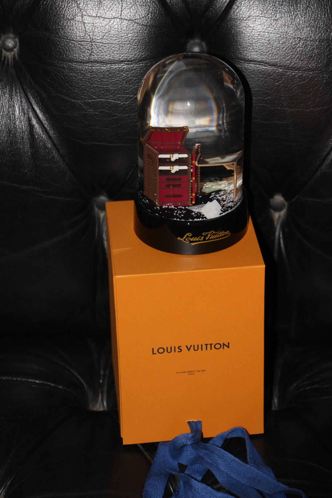 The groom Louis Vuitton Dome, Louis Vuitton Globe, Louis Vuitton Snow Globe  at 1stDibs