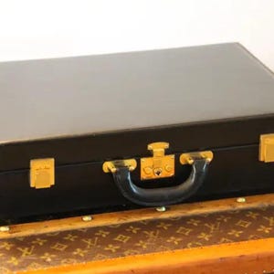Hermès Black Leather Briefcase, Hermes Attache, Hermes Bag