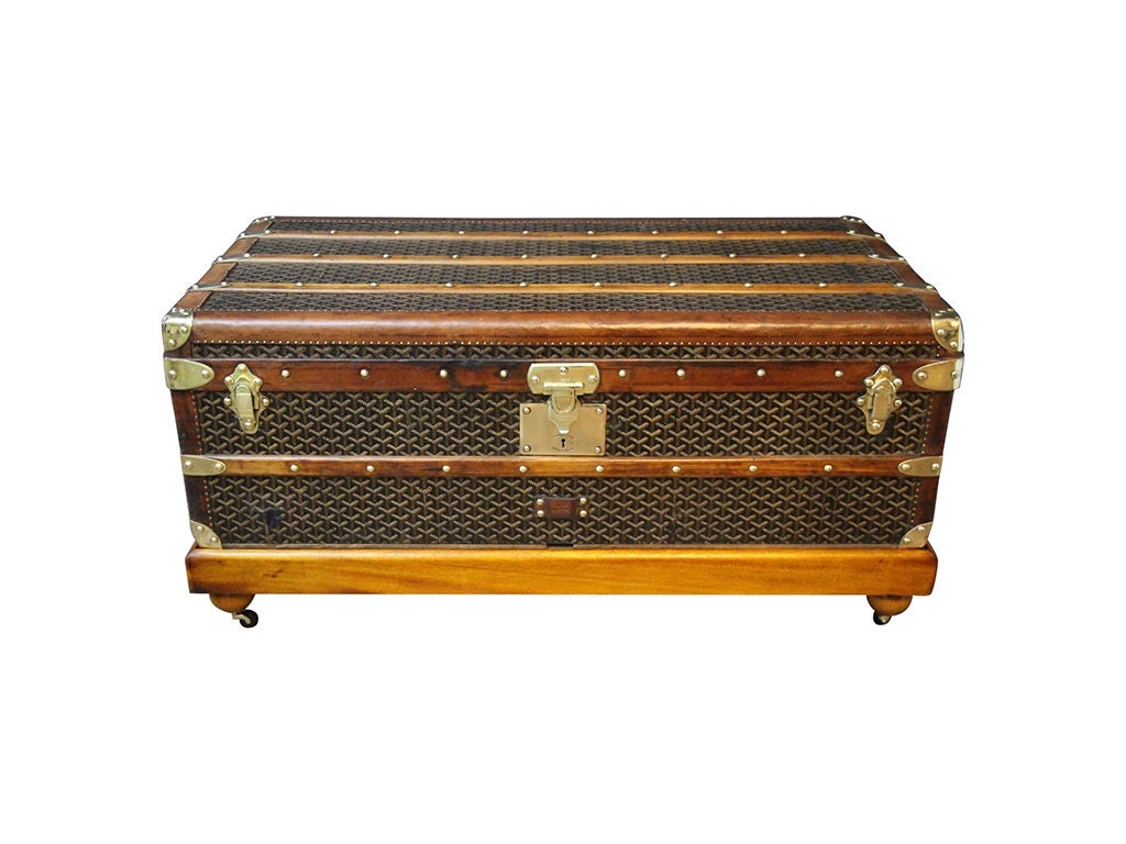 Vintage Goyard suitcase from the 20th century - Bozaart