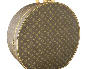 Round Louis Vuitton Hat Trunk 50, Louis Vuitton Hat Box, Louis Vuitton Bag