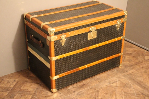 1930s Goyard Trunk, Goyard Steamer Trunk