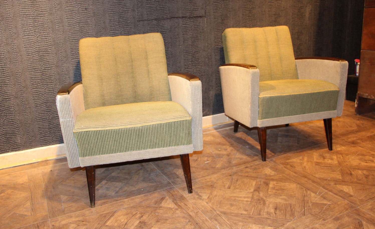 Paire de Chaises Italiennes Modernistes Des Années 1950