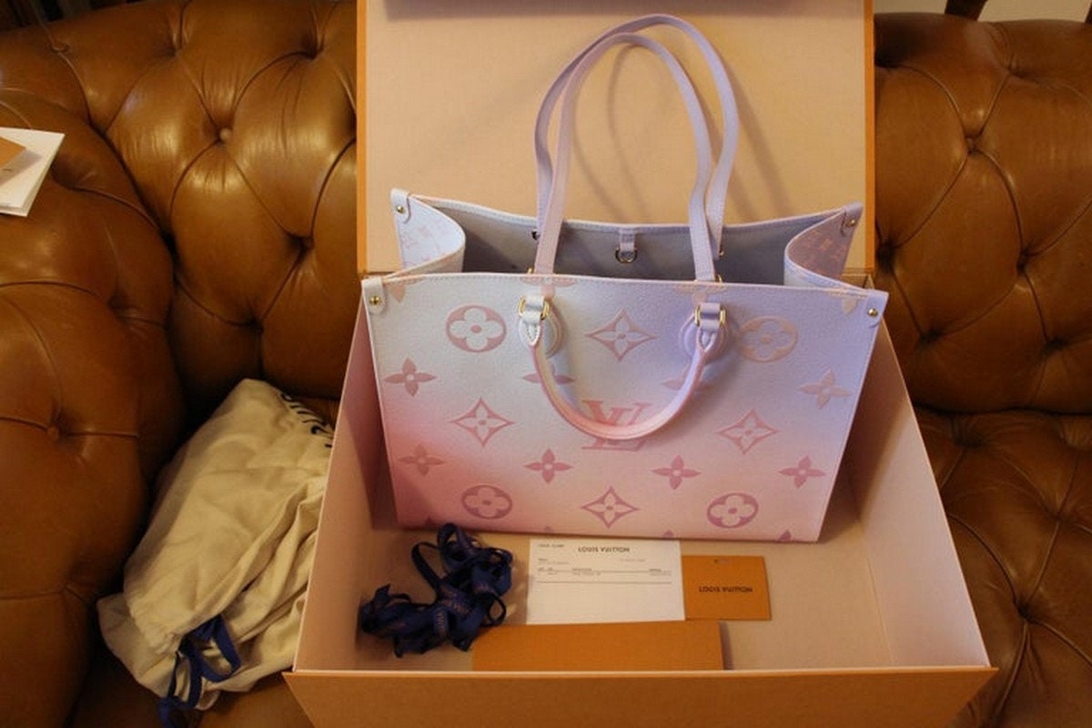 Louis Vuitton Sunrise Pastel Onthego GM Bag Etsy