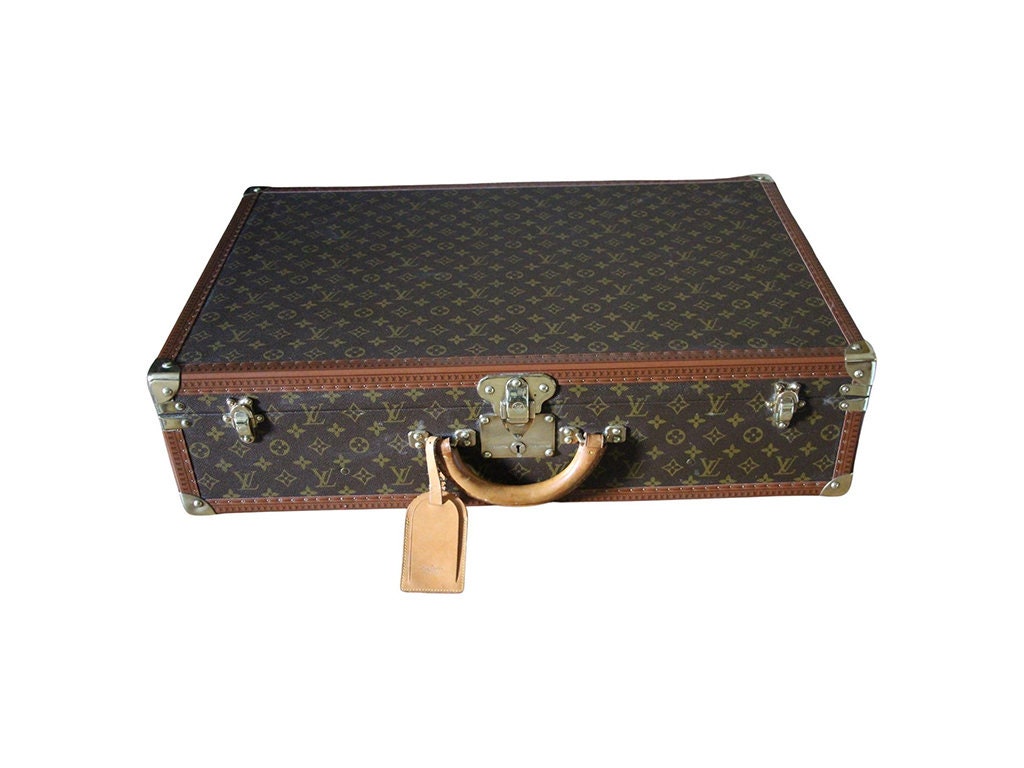 Louis Vuitton Monogram Vintage Attaché Brief Case Trunk Suitcase