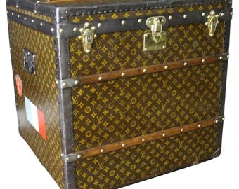 Vuitton Trunk, Louis Vuitton Steamer Cube Trunk, Louis Vuitton Hat Trunk