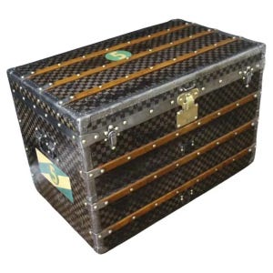 Dame Dame Louis Vuitton Truhe, 85 cm Damiers Louis Vuitton Dampferkiste