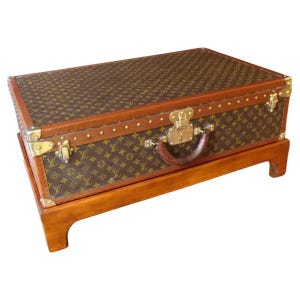 Louis Vuitton Truhe, Louis Vuitton Koffer, Vuitton Dampferkoffer, Alzer 80er