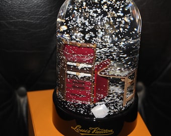 Louis Vuitton VIP Limited Edition Glass Snow Globe Boule Red