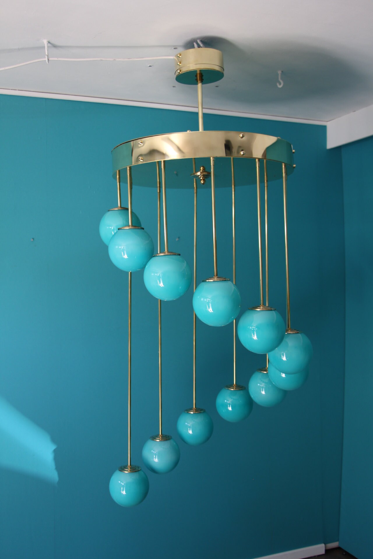 Grand Lustre Turquoise