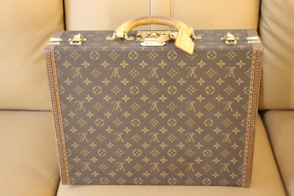 Louis Vuitton Vintage Monogram President Hard Case Briefcase Bag