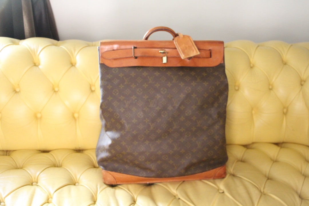 Louis Vuitton Monogram Steamer Bag 45,louis Vuitton Travel Bag Etsy