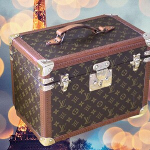 Louis Vuitton Boite Train Case Vanity Trunk