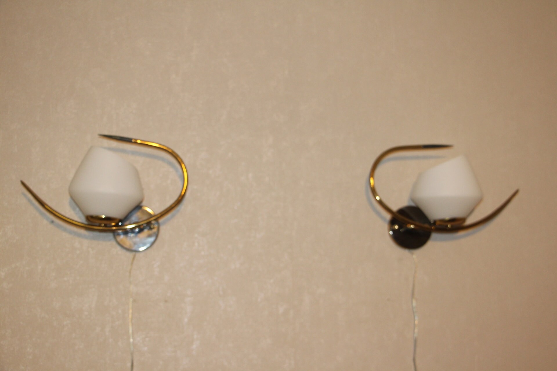 Paire d'appliques Arlus Lunel