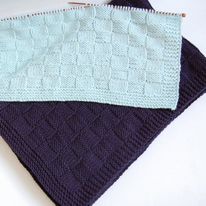 KNITTING PATTERN Beginner Baby Blanket Easy For Baby Boy Baby Girl ENGLISH image 8