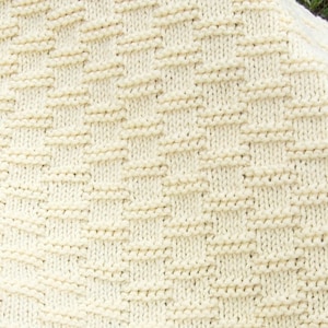 KNITTING PATTERN Easy Chunky Baby Blanket Pattern