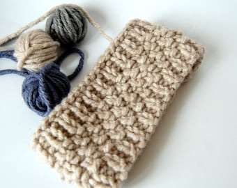 KNITTING PATTERN   Easy Headband Pattern / Earwarmer Unisex Pattern Beginner