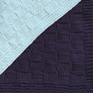 KNITTING PATTERN Beginner Baby Blanket Easy For Baby Boy Baby Girl ENGLISH image 6