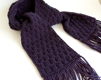 KNITTING PATTERN Easy Beginner Scarf Adult for Woman Men (2023-4)