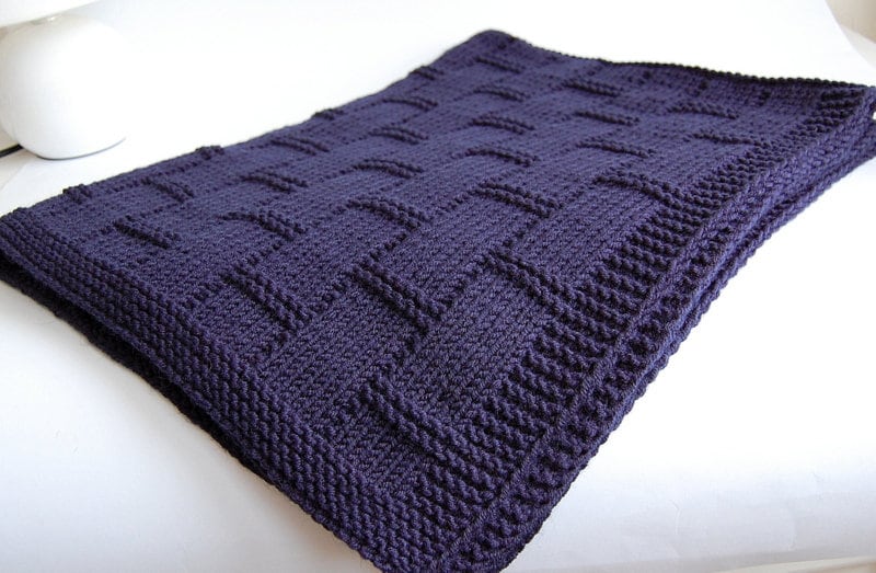 Knitted Blanket S00 - For Baby