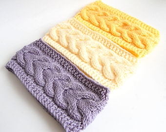 KNITTING PATTERN - Cable Knit Headband Pattern