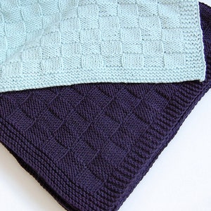 KNITTING PATTERN Beginner Baby Blanket Easy For Baby Boy Baby Girl ENGLISH image 9