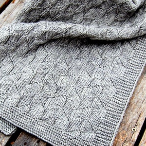 KNITTING PATTERN Easy Baby Blanket ENGLISH