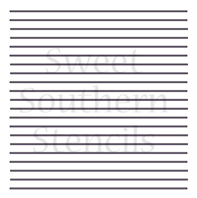 New and Improved Notebook Paper Stencil with Options Etsy