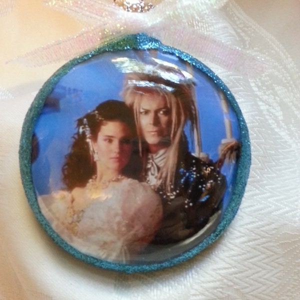 Labyrinth the Movie Jareth the Goblin King with Sara Ornament
