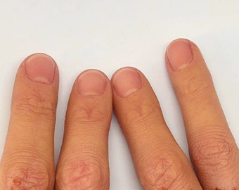 Severed Silicone Finger Prop - Painted Realistic Prop -  Halloween - Human - Mature - FX - Prosthetic Movie Prop - Prank - Present