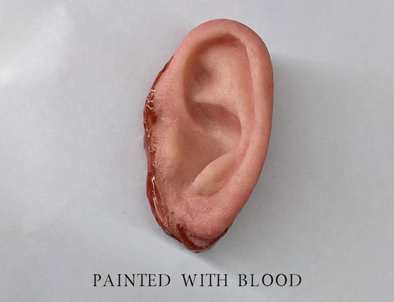 Pack of 2 Unpainted Silicone Severed Ears