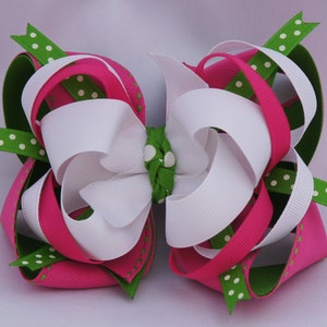 Super Preppy Watermelon Hair Bow