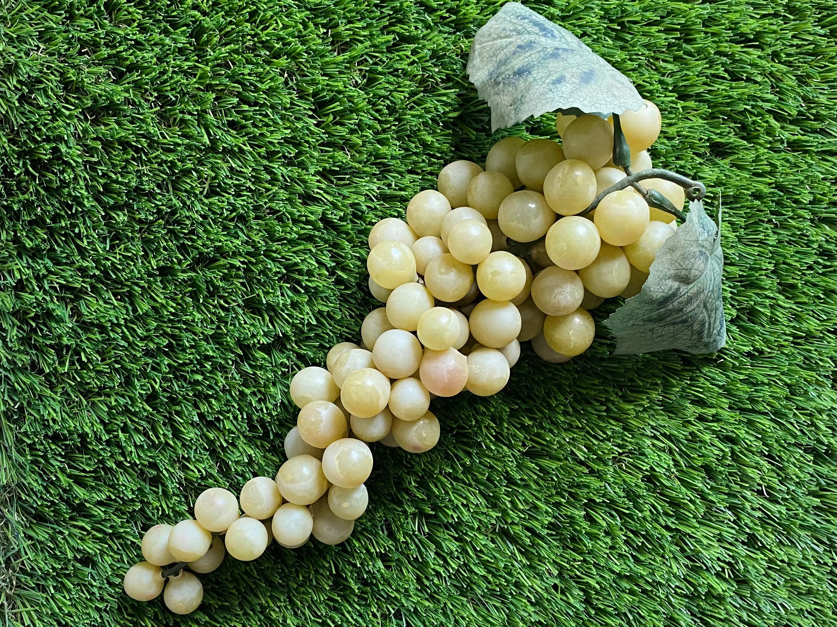 Large Bunch of Green Artificial Grapes Etsy