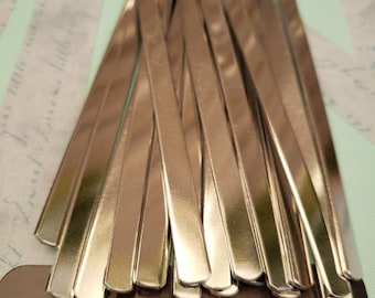 Aluminum cuffs 14g. 1/4" x 6" (50)
