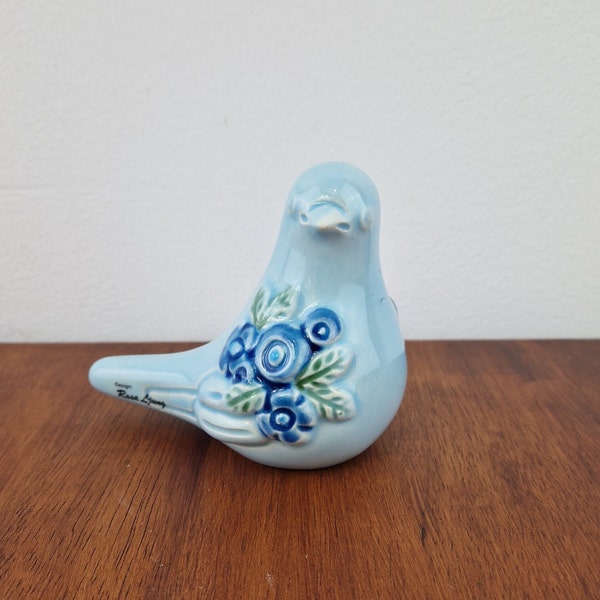 Swedish ,Vintage ,Rosa Ljung ,handmade, bird, figurine ,Art, Pottery, Dove ,home deco,r bird lover, gift, bird statue, white bird, rosa bird