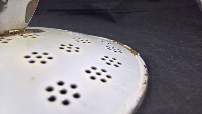 Antique colander set set of colanders enamel enamel colander | Etsy