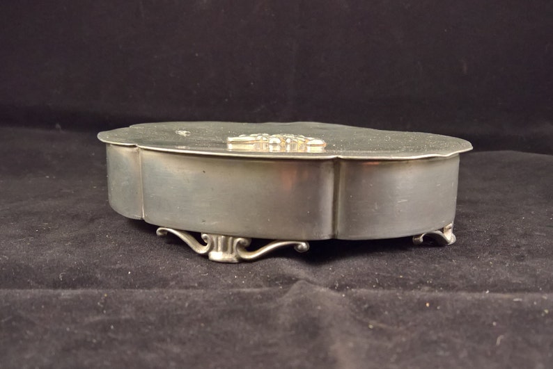tenn made in Sweden small tin box Tin box jewelry svensk vara ring box vintage tin GEB earring box jewelry box Swedish box
